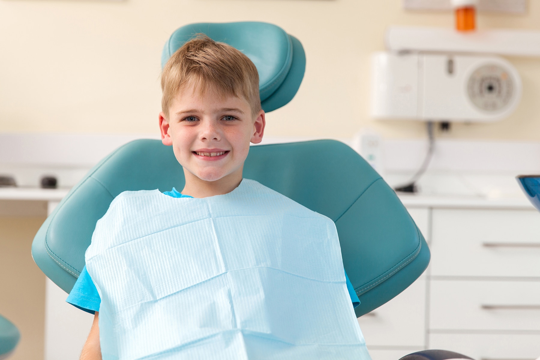 Kid getting tooth repairs in Apex, NC